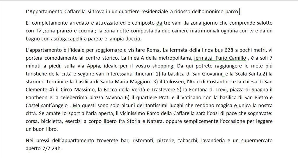 Appartamento Caffarella Рим Екстериор снимка